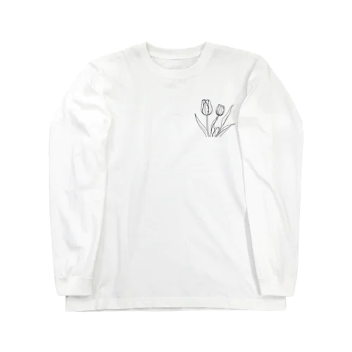 LINEart 「チューリップ」 Long Sleeve T-Shirt