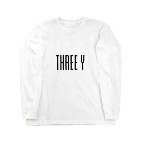 THREE Y 公式Tシャツ（ホワイト） ロングスリーブTシャツ