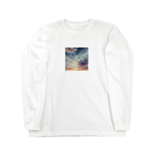 空のグラデーション Long Sleeve T-Shirt