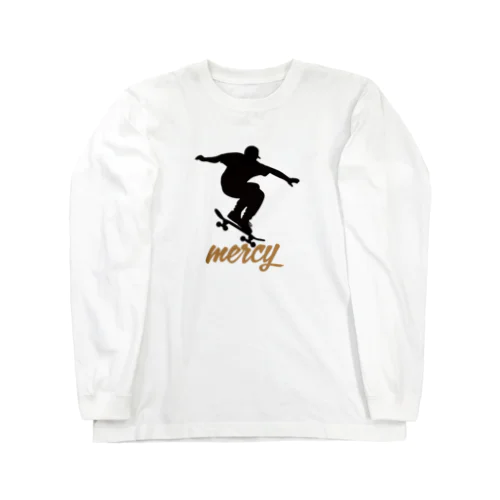 marcy A-3 黒×茶 Long Sleeve T-Shirt