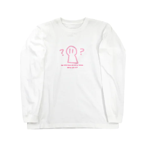 自分について考えるコンセント君 Long Sleeve T-Shirt