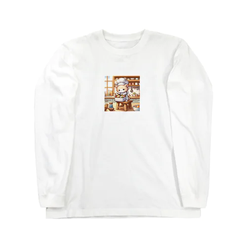 子猫のお弁当作り Long Sleeve T-Shirt