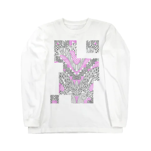 TSUTOMUiDa_drawing42_ART DECO Long Sleeve T-Shirt