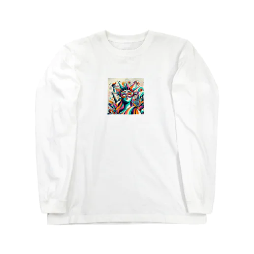 自由な女神 Long Sleeve T-Shirt