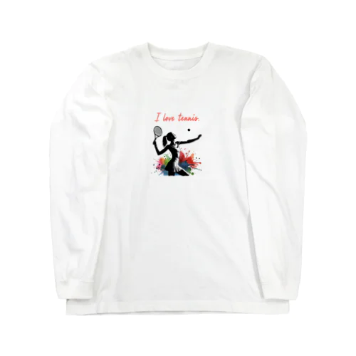 I love tennis.（その４） Long Sleeve T-Shirt