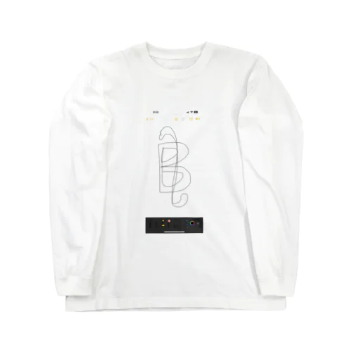 ビットコイン風デザイングッズ Long Sleeve T-Shirt