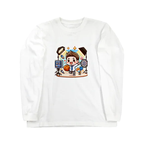 可愛い、かず。さん、バスケダーツ Long Sleeve T-Shirt