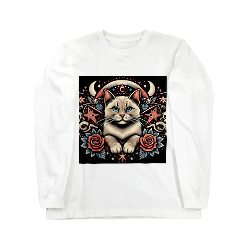 AIイラスト ねこちゃんくん Long Sleeve T-Shirt