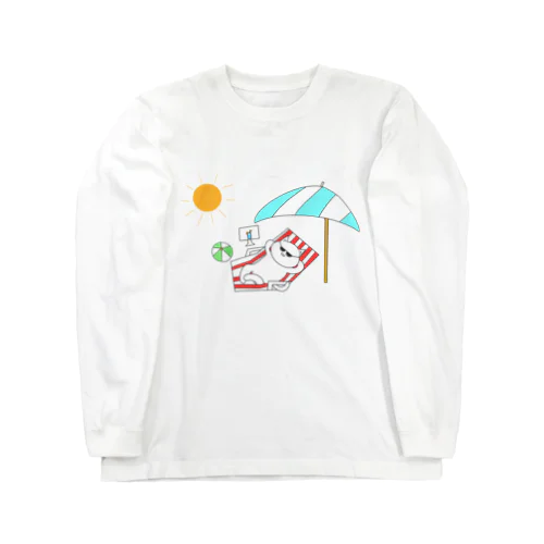 リゾートねこ Long Sleeve T-Shirt