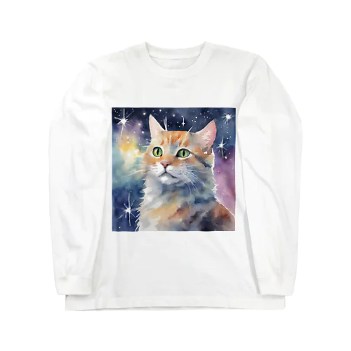 宇宙猫 ロングスリーブTシャツ