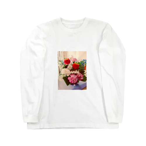 flower ロングスリーブTシャツ