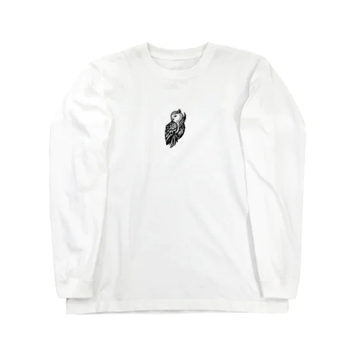 振り向きフクロウ Long Sleeve T-Shirt