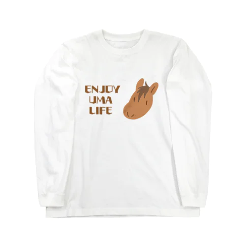 ENJOY UMA LIFE ロングスリーブTシャツ