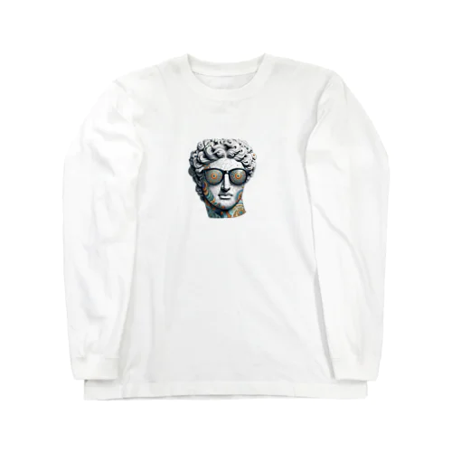 サングラス銅像くん Long Sleeve T-Shirt