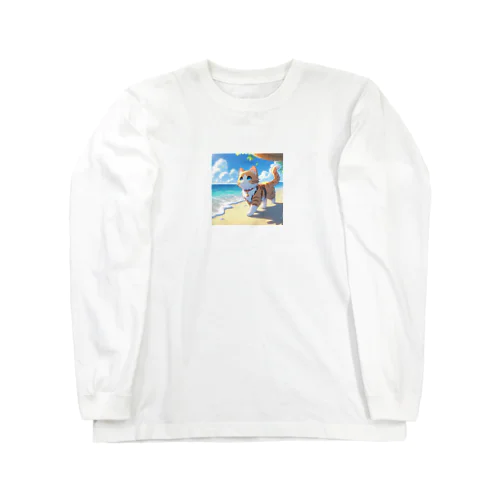 お散歩猫シリーズ Long Sleeve T-Shirt