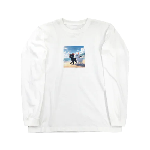 お散歩猫シリーズ Long Sleeve T-Shirt