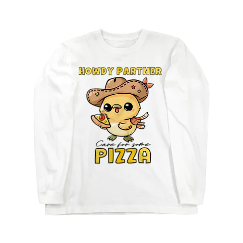 やあパートナー、ピザはどうだい？ Long Sleeve T-Shirt