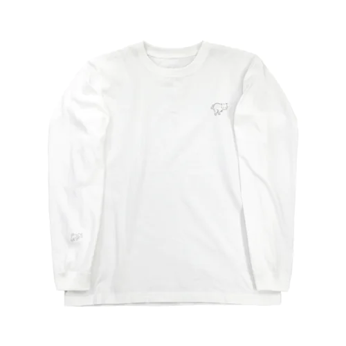 お仕事中のおまめしば Long Sleeve T-Shirt