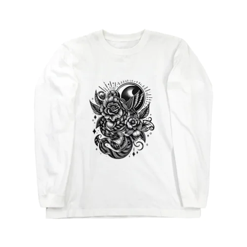 タトゥーデザイン Tシャツ Long Sleeve T-Shirt