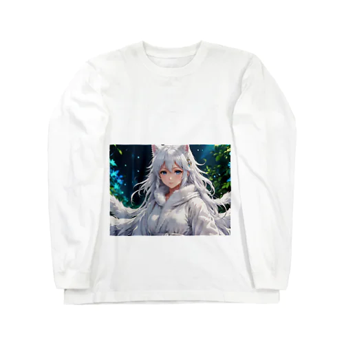 もふもふの巫女 Long Sleeve T-Shirt