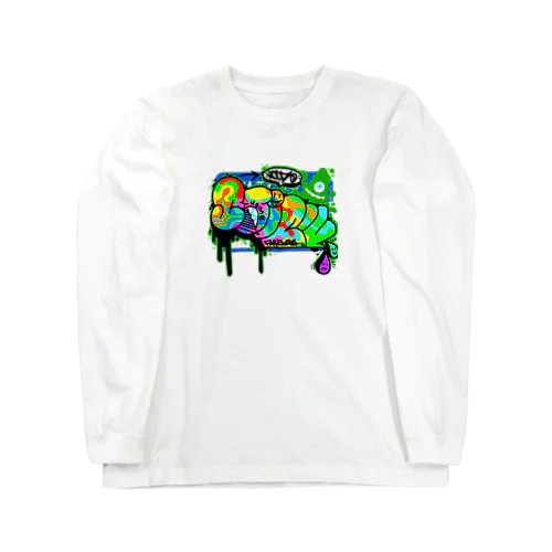 GRAFFITI  グラフィティ HELLO ステッカー Long Sleeve T-Shirt