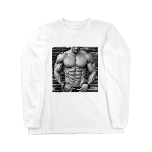 腹筋 Long Sleeve T-Shirt