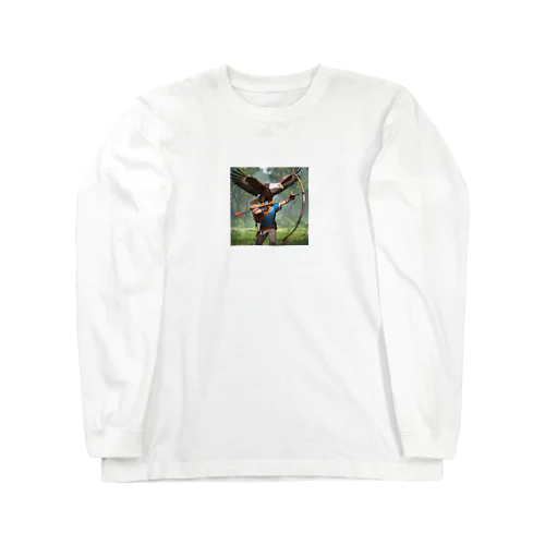 イーグルとアーチェリー.. png Long Sleeve T-Shirt