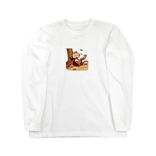 猿も木から落ちるB Long Sleeve T-Shirt