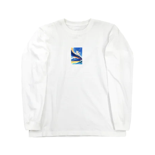 波乗りネコ Long Sleeve T-Shirt