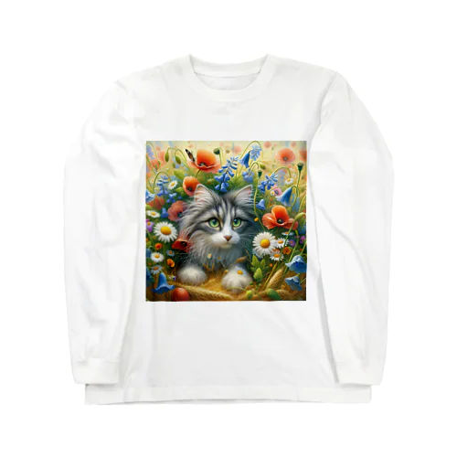 猫ちゃん Long Sleeve T-Shirt