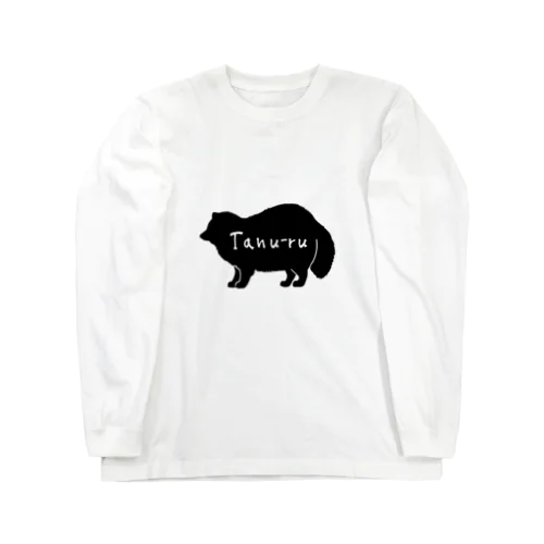 Tanu-ru (黒) Long Sleeve T-Shirt