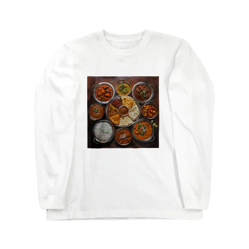 インド・ネパール料理の盛り合わせ　kouchan 1616 Long Sleeve T-Shirt