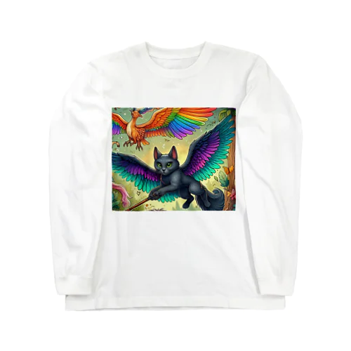 黒猫の魔法使い Long Sleeve T-Shirt