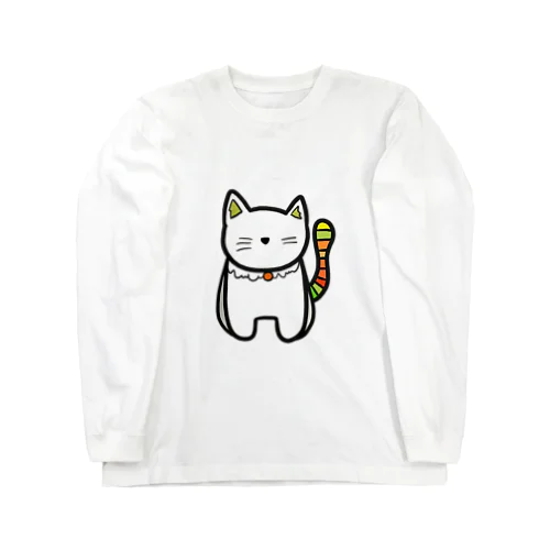 チャリティ★ しあねこ（正面） ロングスリーブTシャツ