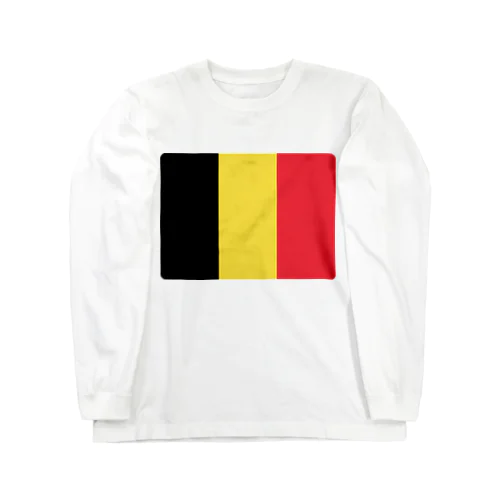 ベルギーの国旗 Long Sleeve T-Shirt