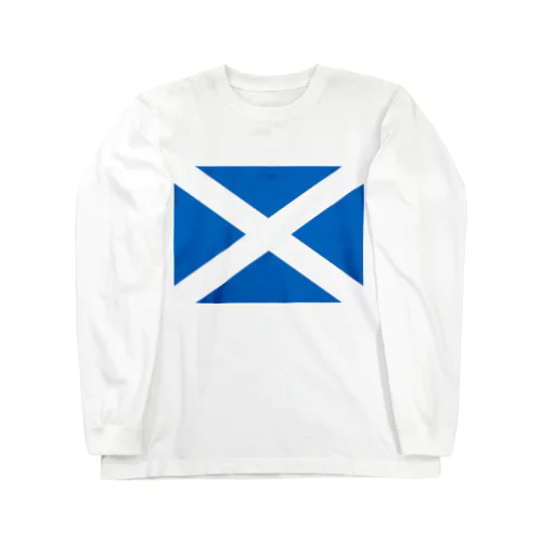 スコットランドの国旗 ロングスリーブTシャツ