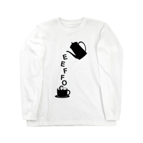 coffee words  ロングスリーブTシャツ