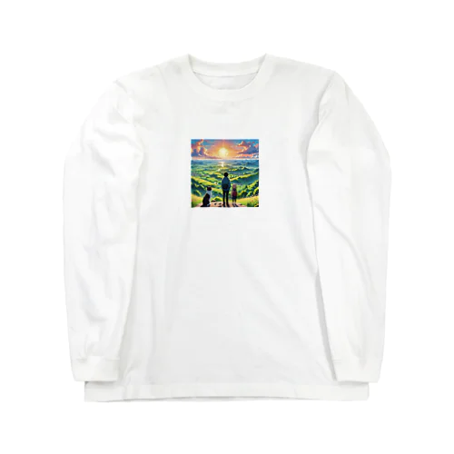 冒険猫６ Long Sleeve T-Shirt