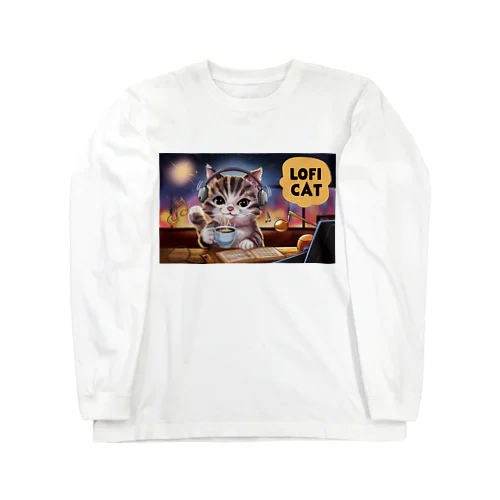 Lo-Fi Cat ロングスリーブTシャツ