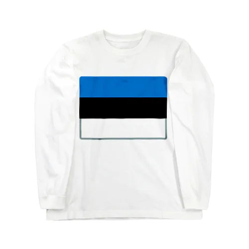 エストニアの国旗 Long Sleeve T-Shirt