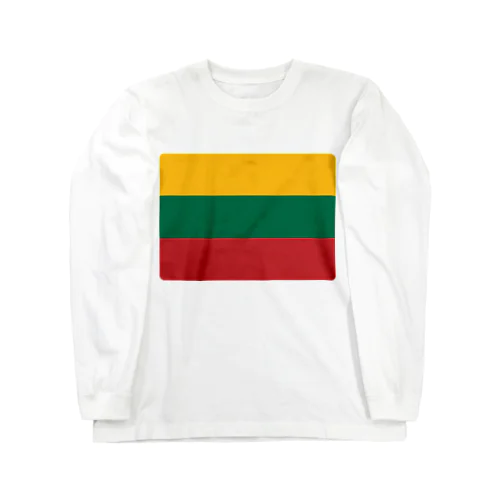 リトアニアの国旗 ロングスリーブTシャツ
