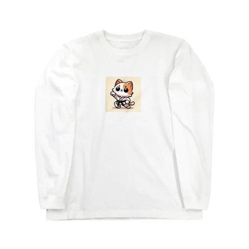 ニャンコ空手 Long Sleeve T-Shirt