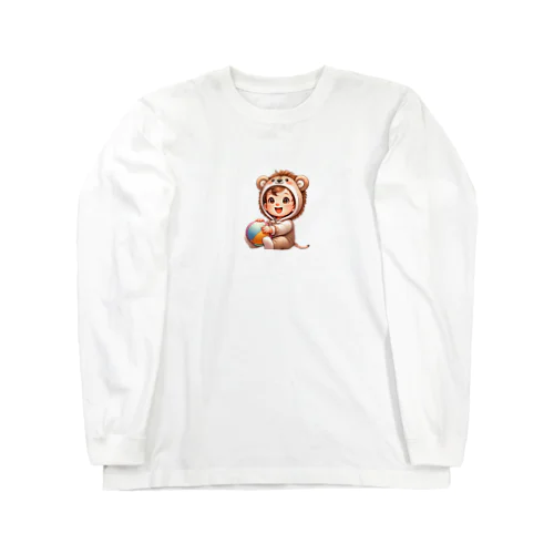 かわいい着ぐるみ赤ちゃん Long Sleeve T-Shirt