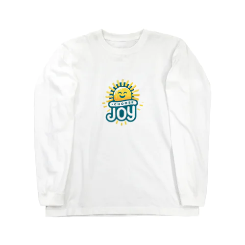  **Choose Joy** - 喜びを選ぼう     ロングスリーブTシャツ