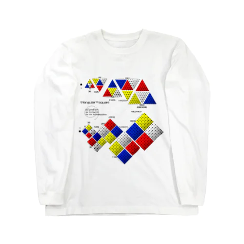 三角数＝四角数 Long Sleeve T-Shirt