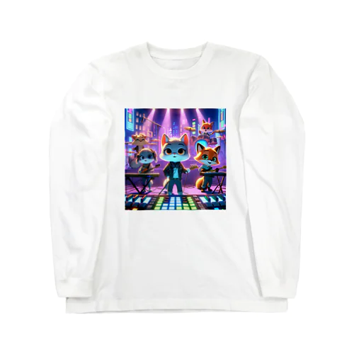 ネオンナイト・メロディー: アニマルシティライブ Long Sleeve T-Shirt