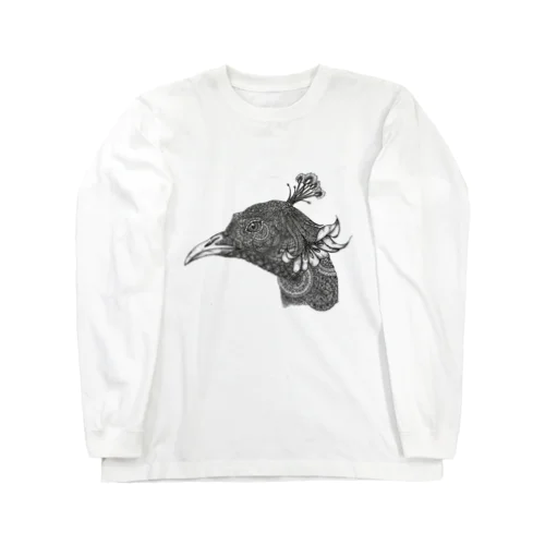 Peacock モノクロームver Long Sleeve T-Shirt