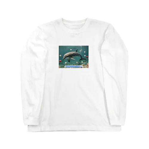 ハートフルドルフィン Long Sleeve T-Shirt