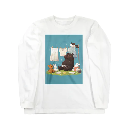 洗濯日和　なでしこ1478 Long Sleeve T-Shirt