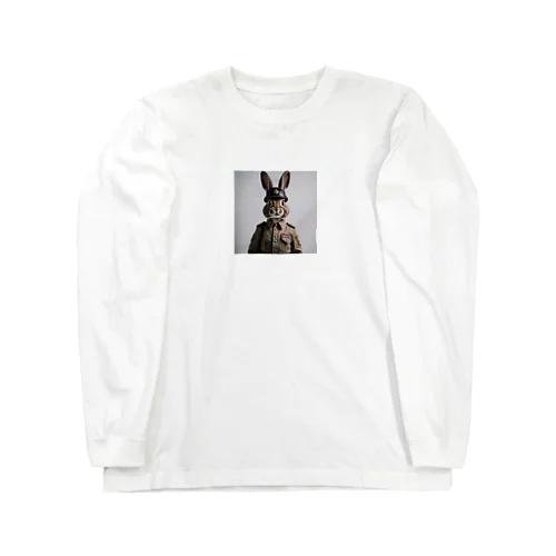 軍人ウサギ#6 Long Sleeve T-Shirt